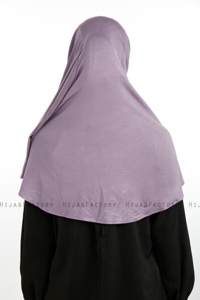 Feriha - Dunkelviolett Viskose Turban Hijab