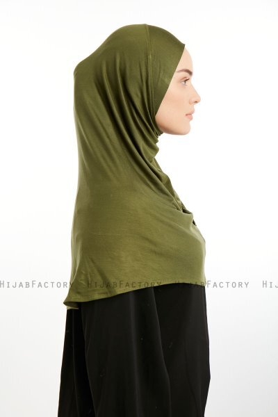 Feriha - Khaki Viskose Turban Hijab