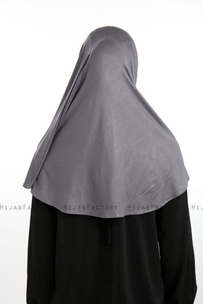 Feriha - Dunkelgrau Viskose Turban Hijab