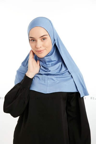 Feriha - Indigo Viskose Turban Hijab