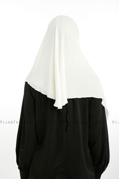 Bengi - Creme Micro Krep Turban Hijab