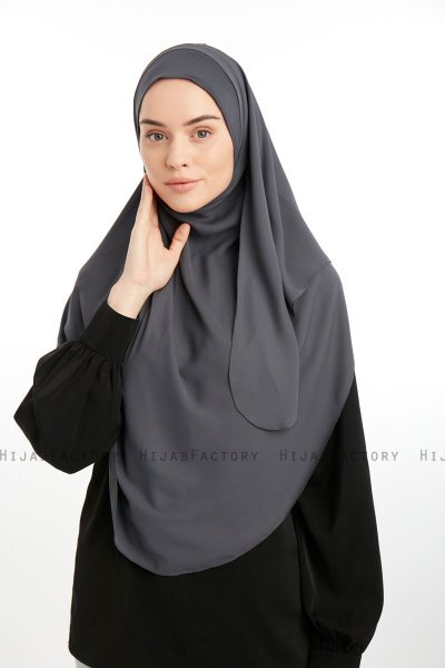 Bengi - Anthrazit Micro Krep Turban Hijab