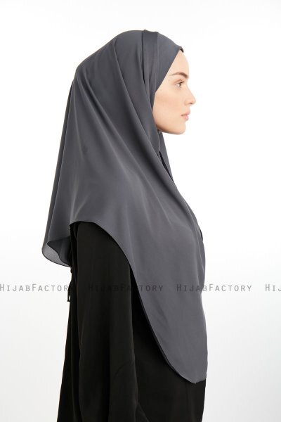 Bengi - Anthrazit Micro Krep Turban Hijab