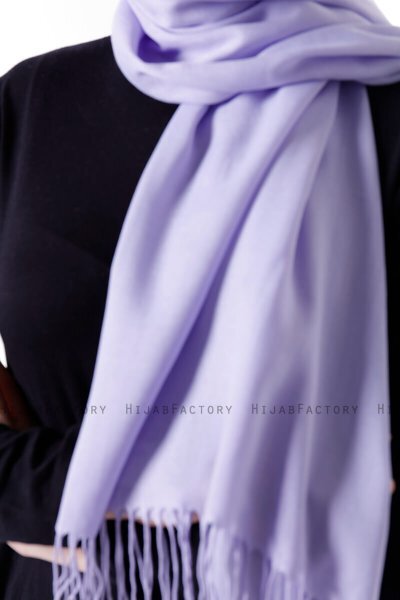 Demet - Helles Lila Pashmina Hijab