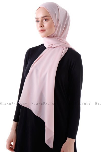 Hadise - Altrosa Chiffon Hijab