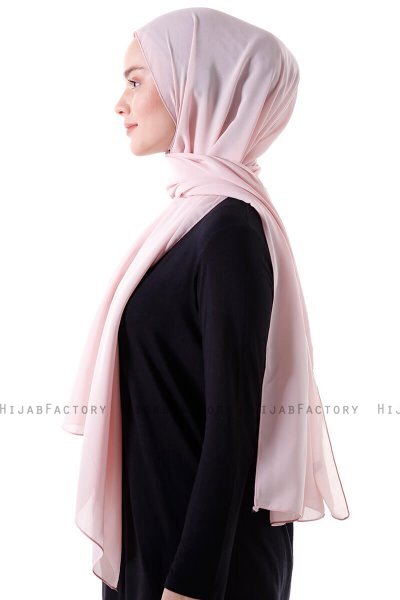 Hadise - Altrosa Chiffon Hijab