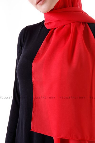 Hadise - Himbeere Chiffon Hijab