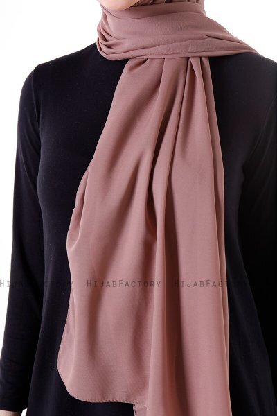 Hadise - Hellbraun Chiffon Hijab