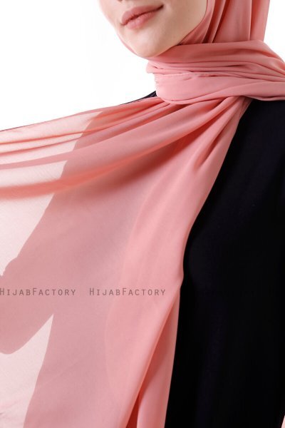 Hadise - Terracotta Chiffon Hijab