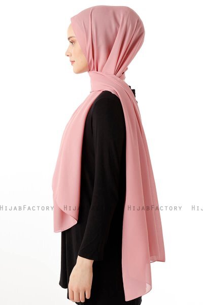 Hadise - Rosa Chiffon Hijab