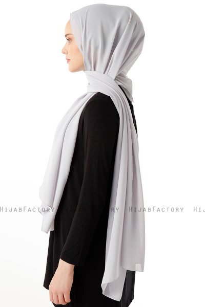 Hadise - Iceblue Chiffon Hijab