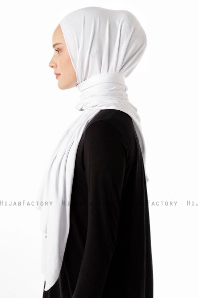 Neylan - Weiß Basic Jersey Hijab