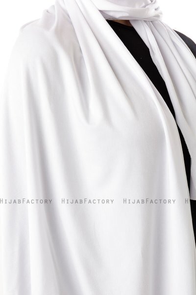 Neylan - Weiß Basic Jersey Hijab