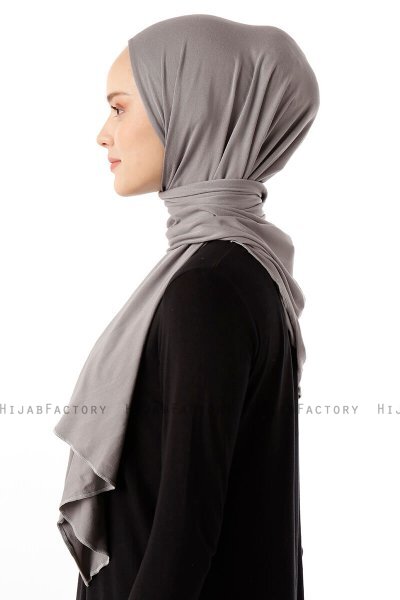 Neylan - Grau Basic Jersey Hijab