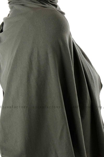Neylan - Dunkel Khaki Basic Jersey Hijab