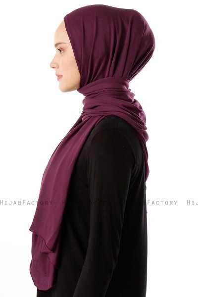 Neylan - Pflaume Basic Jersey Hijab