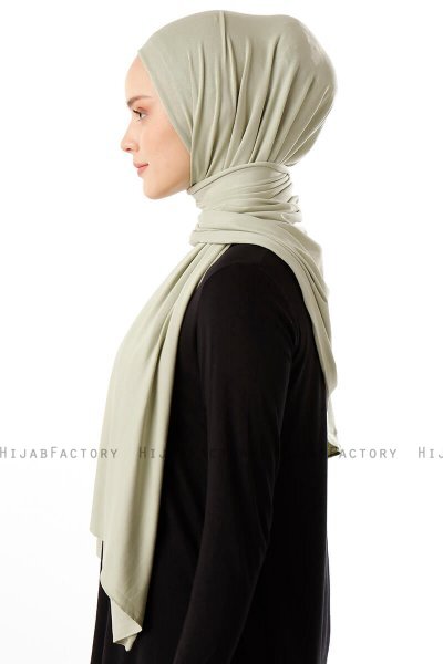 Neylan - Hellgrün Basic Jersey Hijab