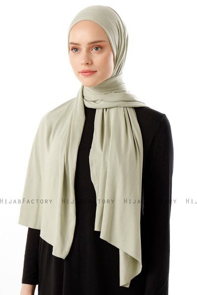 Neylan - Hellgrün Basic Jersey Hijab