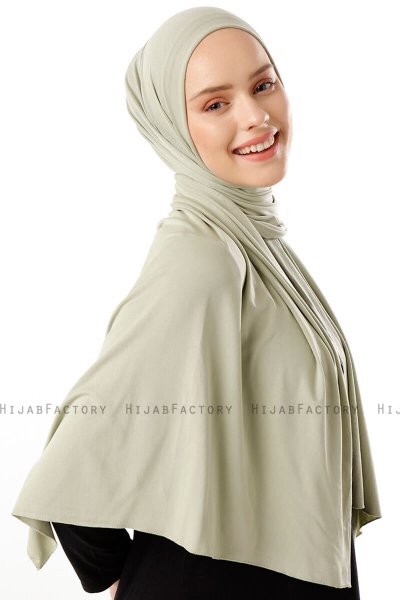 Neylan - Hellgrün Basic Jersey Hijab