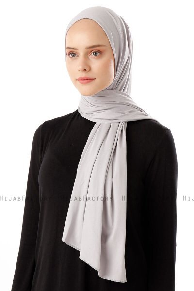Neylan - Hellgrau Basic Jersey Hijab
