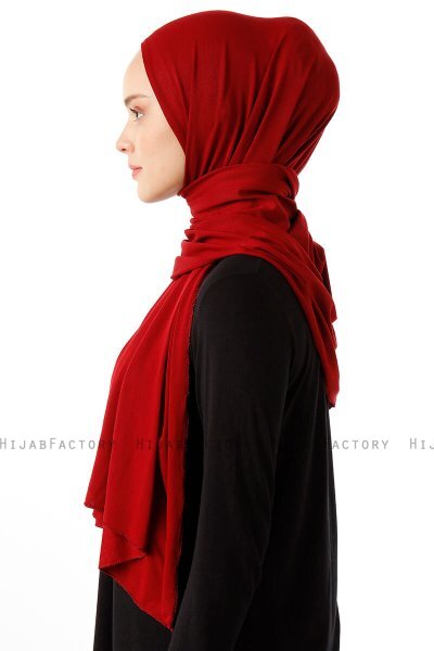 Neylan - Kastanienbraun Basic Jersey Hijab