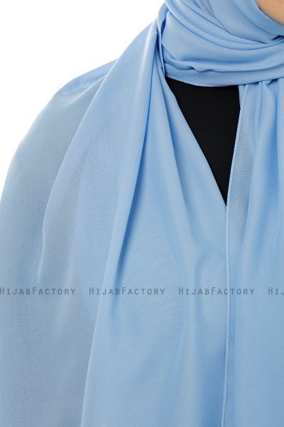Esra - Hellblau Chiffon Hijab