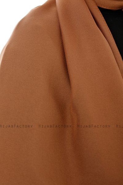 Esra - Hellbraun Chiffon Hijab