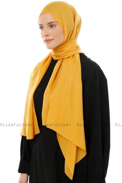 Esra - Senf Chiffon Hijab