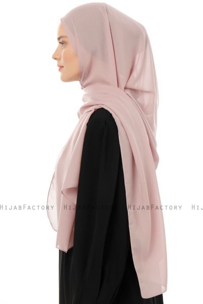 Esra - Dunkelrosa Chiffon Hijab