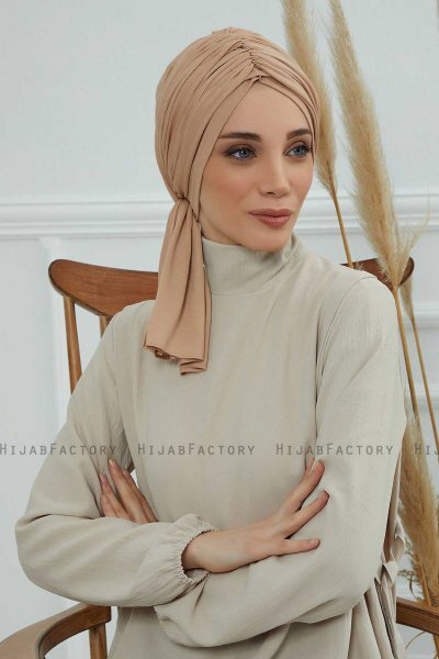 Amy - Sand Baumwolle Turban