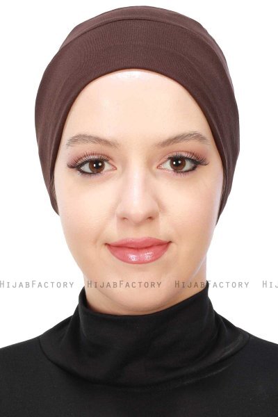Stella - Braun Baumwolle Turban