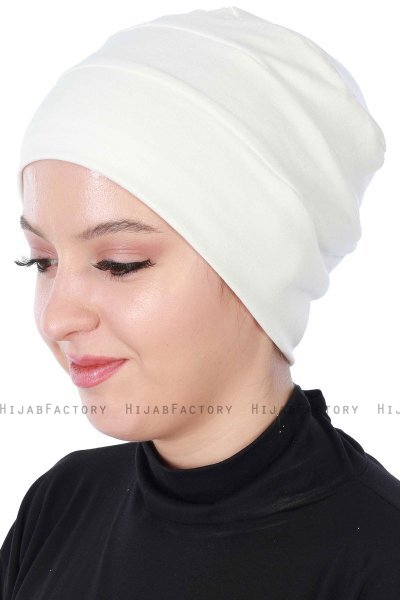 Stella - Creme Baumwolle Turban