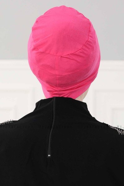 Stella - Fuchsie Baumwolle Turban