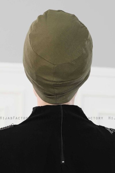 Stella - Khaki Baumwolle Turban
