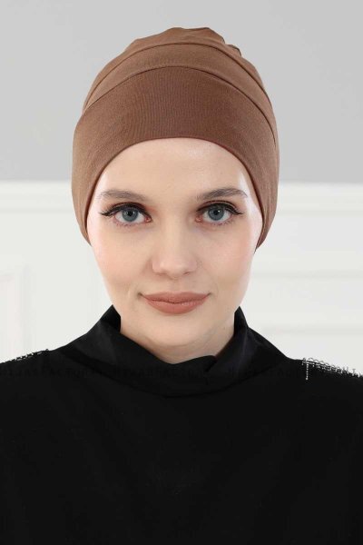 Stella - Caramel Baumwolle Turban