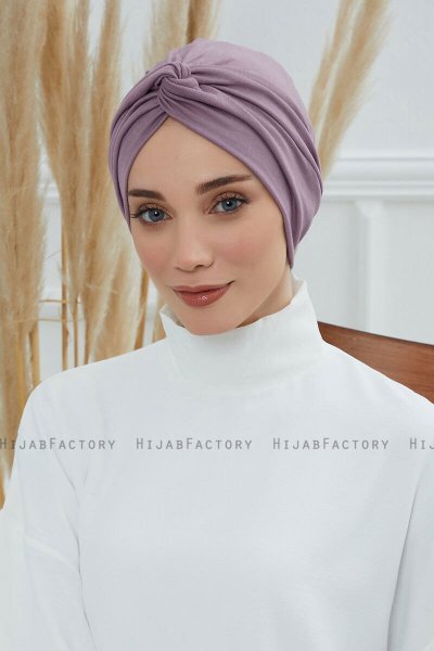 Astrid - Lilac Baumwolle Turban
