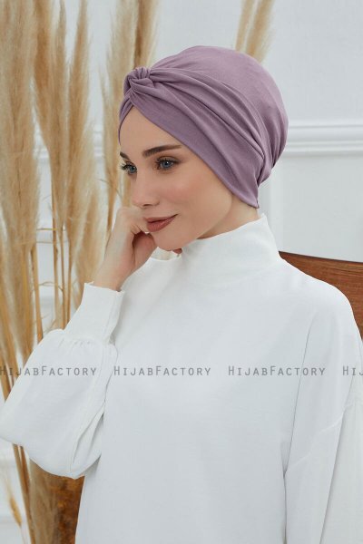 Astrid - Lilac Baumwolle Turban