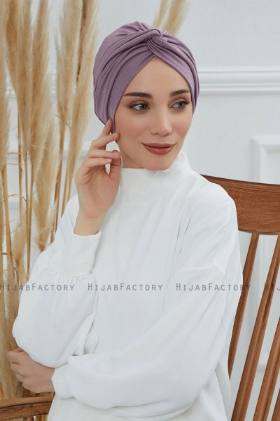 Astrid - Lilac Baumwolle Turban