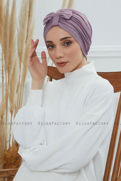 Agnes - Lilac Baumwolle Turban