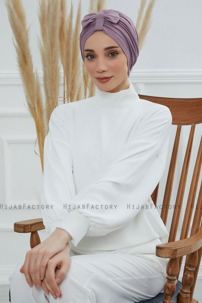 Agnes - Lilac Baumwolle Turban