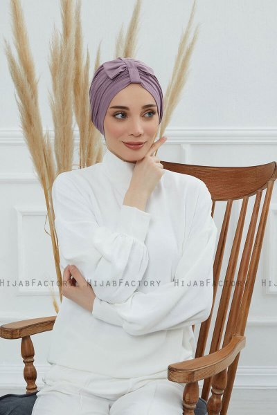 Agnes - Lilac Baumwolle Turban