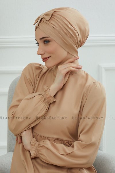 Agnes - Sand Baumwolle Turban