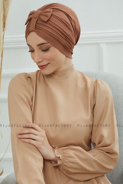 Agnes - Caramel Baumwolle Turban