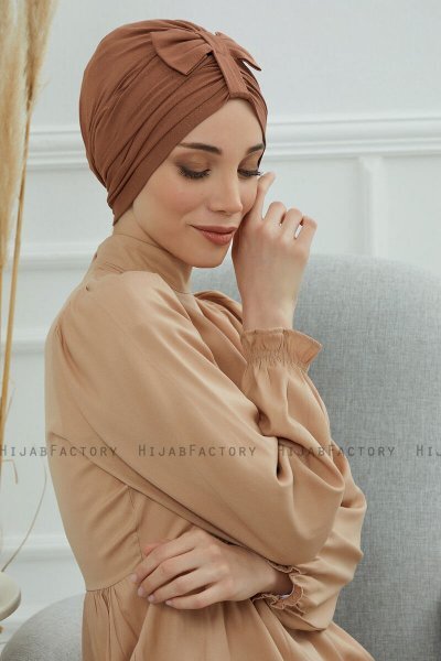 Agnes - Caramel Baumwolle Turban