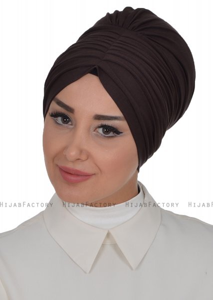 Wilma - Braun Baumwolle Turban - Ayse Turban
