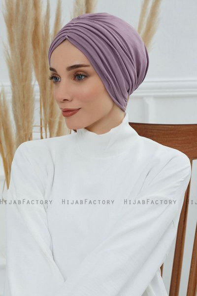 Wilma - Lilac Baumwolle Turban