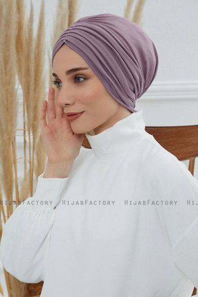Wilma - Lilac Baumwolle Turban