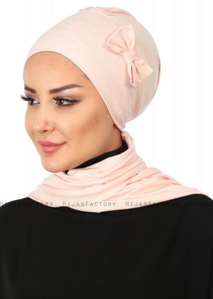 Bianca - Altrosa Baumwolle Turban
