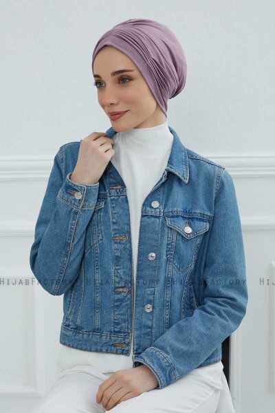 Linda - Lilac Baumwolle Turban