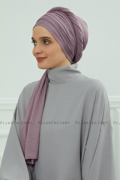 Rebecca - Lilac Baumwolle Turban